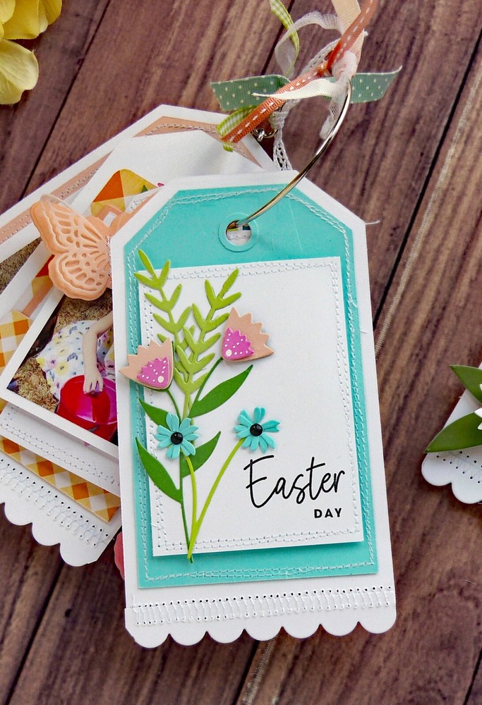 Sizzix Thinlits Boho Bouquet 16pc set #666109 Retail $24.99 by Lisa Jones