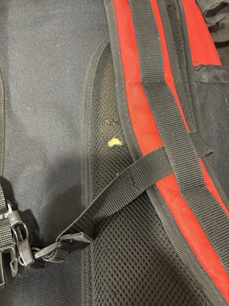 Red Boombah superpack bat bag