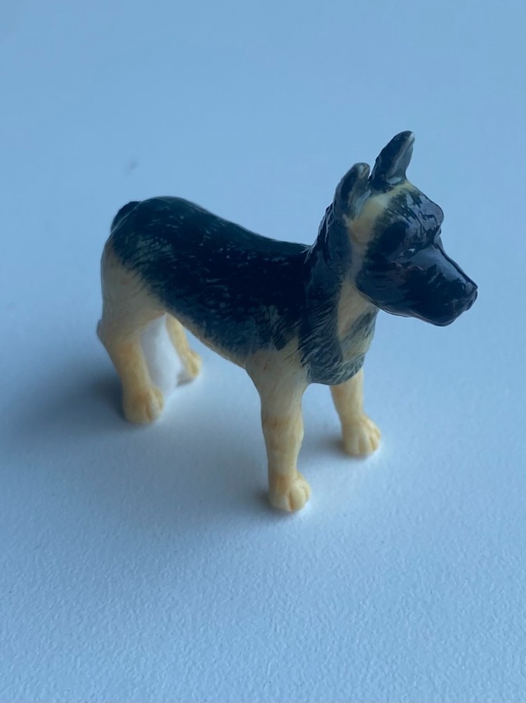 German Shepherd Mini Ceramic 1.75" Figurine