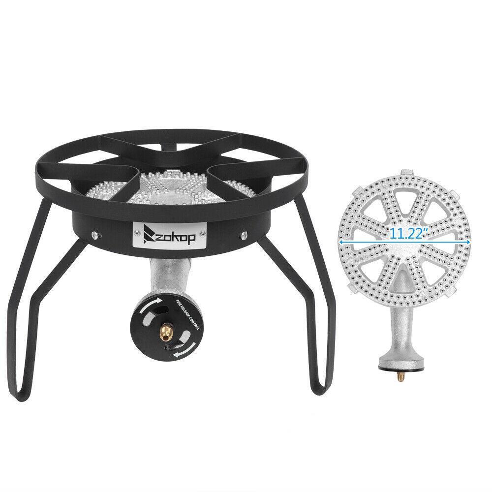 200,000 BTU Outdoor Stove Propane Burner Cooking Gas Portable Cooker BBQ Grill