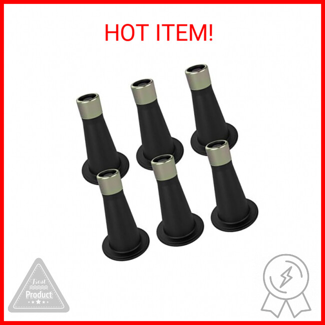 6Pcs Bed Frame Feet,Bed Frame Feet for Replace Wheels,Risers for Bed Frame,Preve