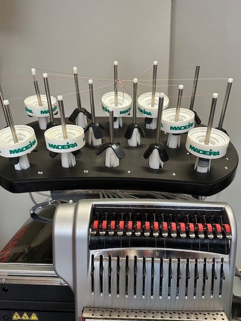 Melco Bravo Single Head 16 Needle Embroidery Machine