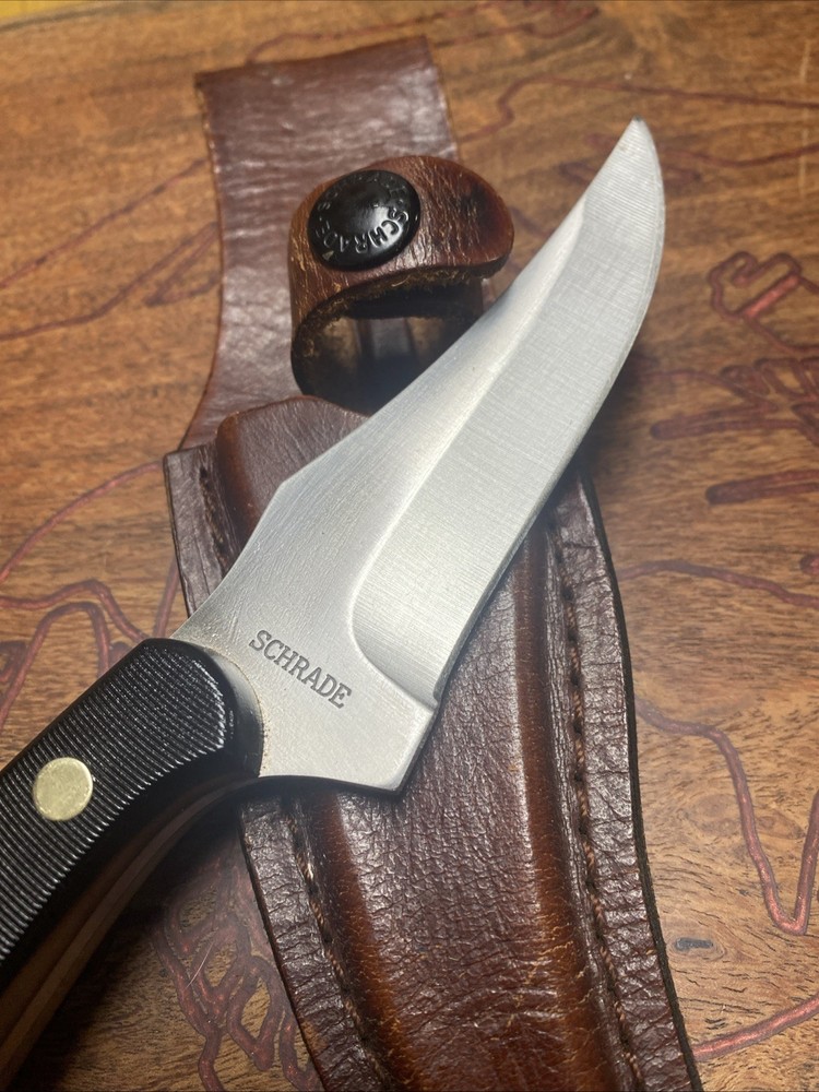 Schrade 152OTL Old Timer Large Sharpfinger Full Tang Fixed Blade Knife- China