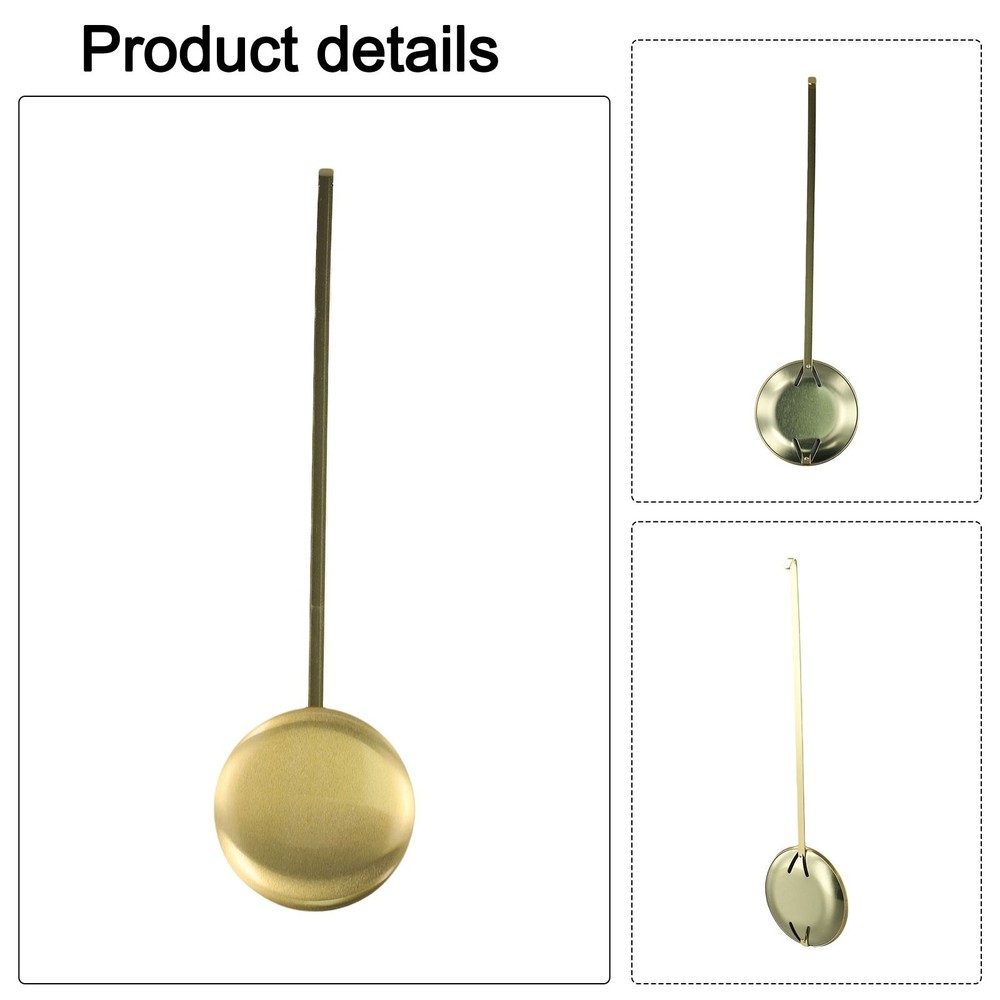 Distinctive gold pendulum accessories to elevate your wall clock design