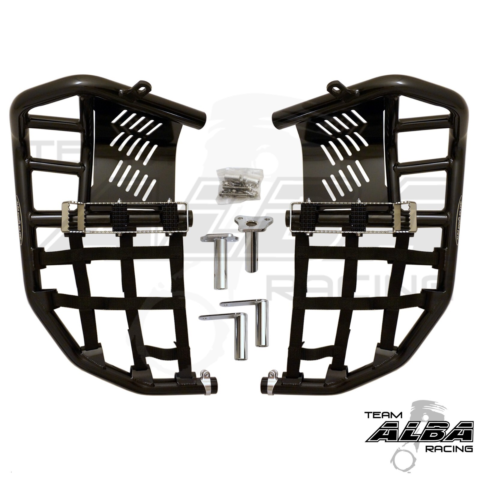 LTZ 400 KFX400 DVX 400  Nerf Bars  Pro Peg  Heel Guard Alba  206-T7-BB