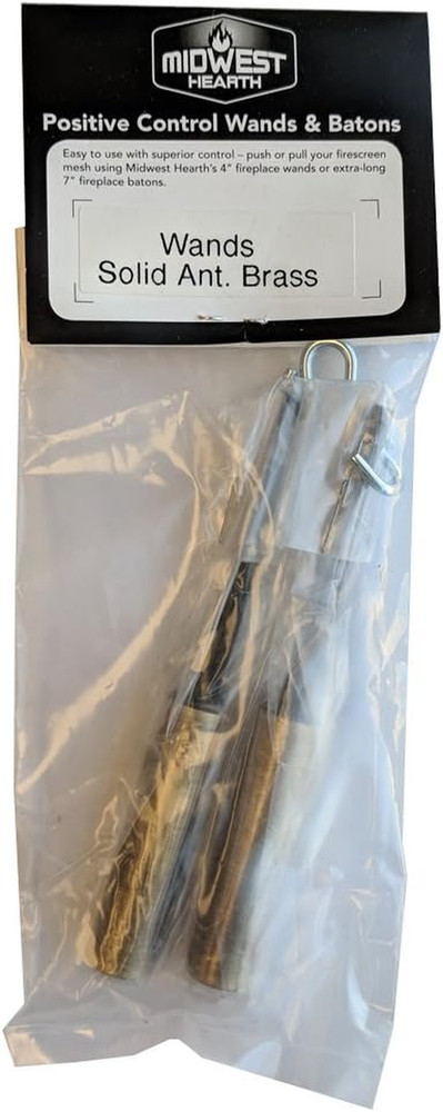 Fireplace Screen Positive Control Pulls Wands and Batons