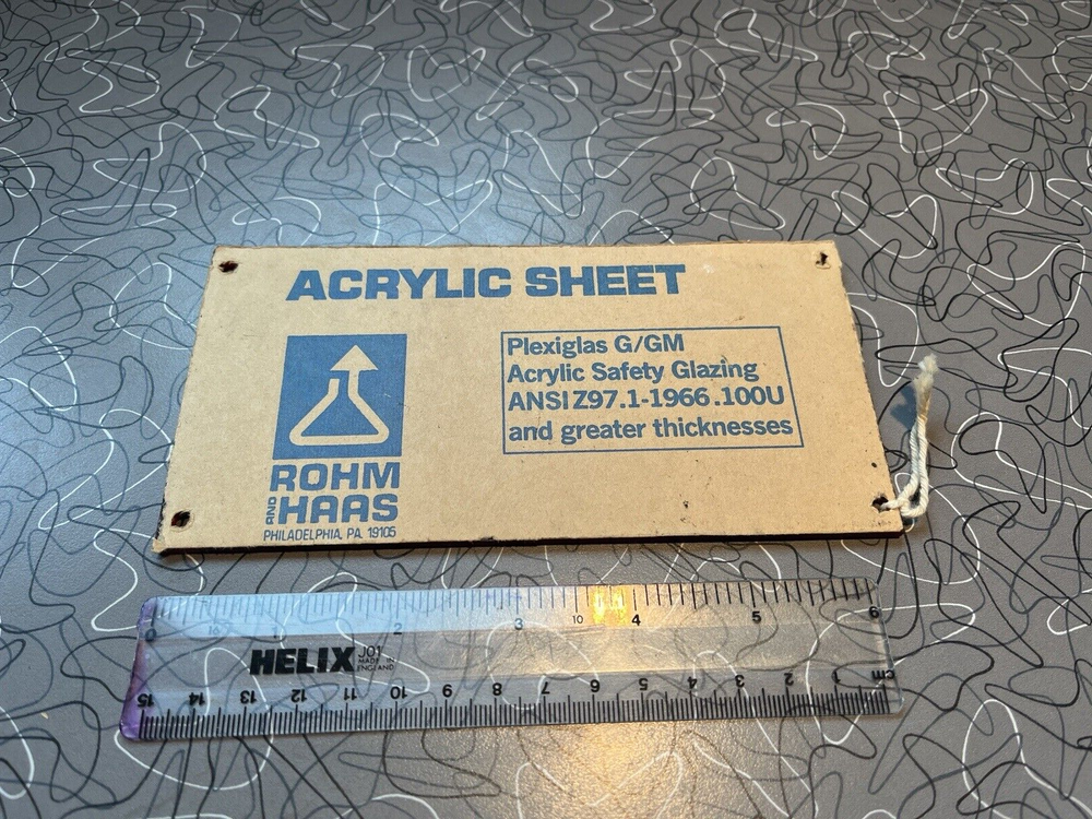 Vintage 1970's Computer Display Panel - Plexiglass Output Register DEC? Modem?