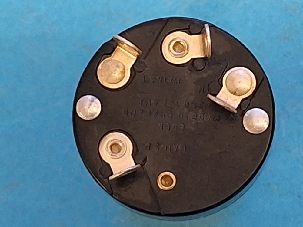 Rotary switch ~ Double Pole on/off ~ Panel mounted 250v AC @ 1A ~ Egan