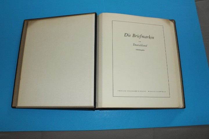 Germany Locals 1945 Hingeless Borek Specialty Springback Album BlueLakeStamps