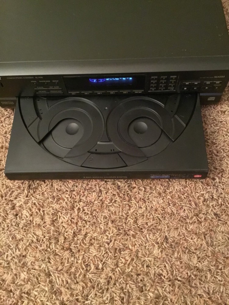 Technics SL-PD6 5 Disc Rotary Changer System No Remote