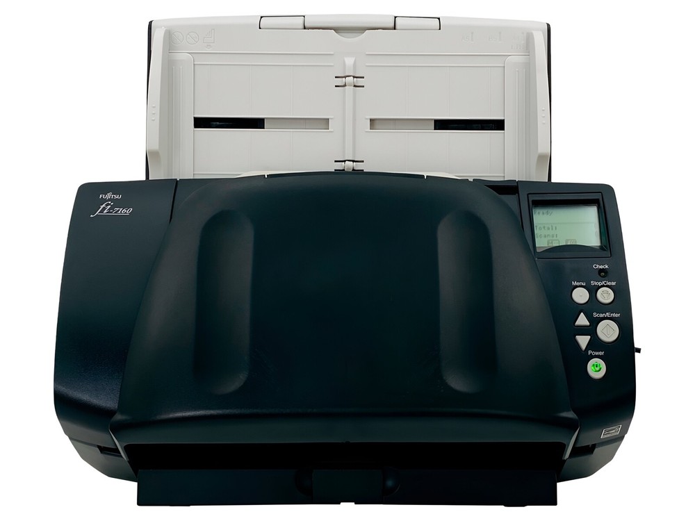 Fujitsu Fi-7160 Pass-Through Duplex Color Document Scanner USB w/Accessories