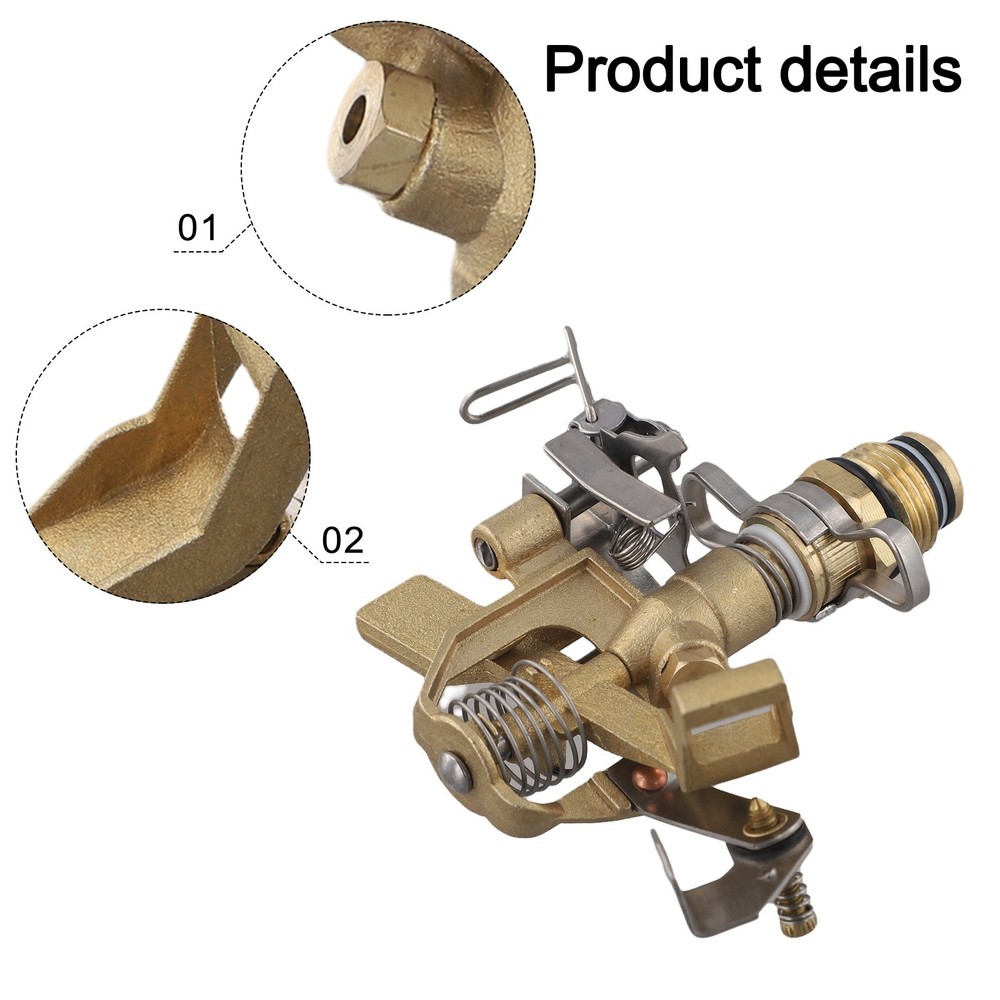Copper Construction Garden Sprinkler with Efficient Water Saving Design