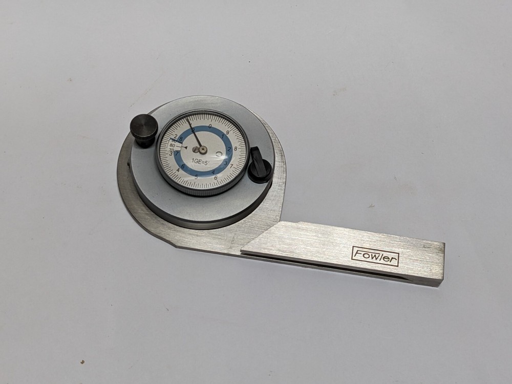 FOWLER 52-440-777 Dial Protractor (NEW).