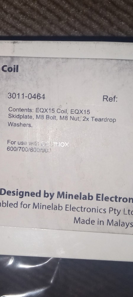 Minelab EQX 15 Double-D Smart Coil