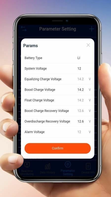 MPPT 30 A MobiSolar Solar Charge Controller with Bluetooth