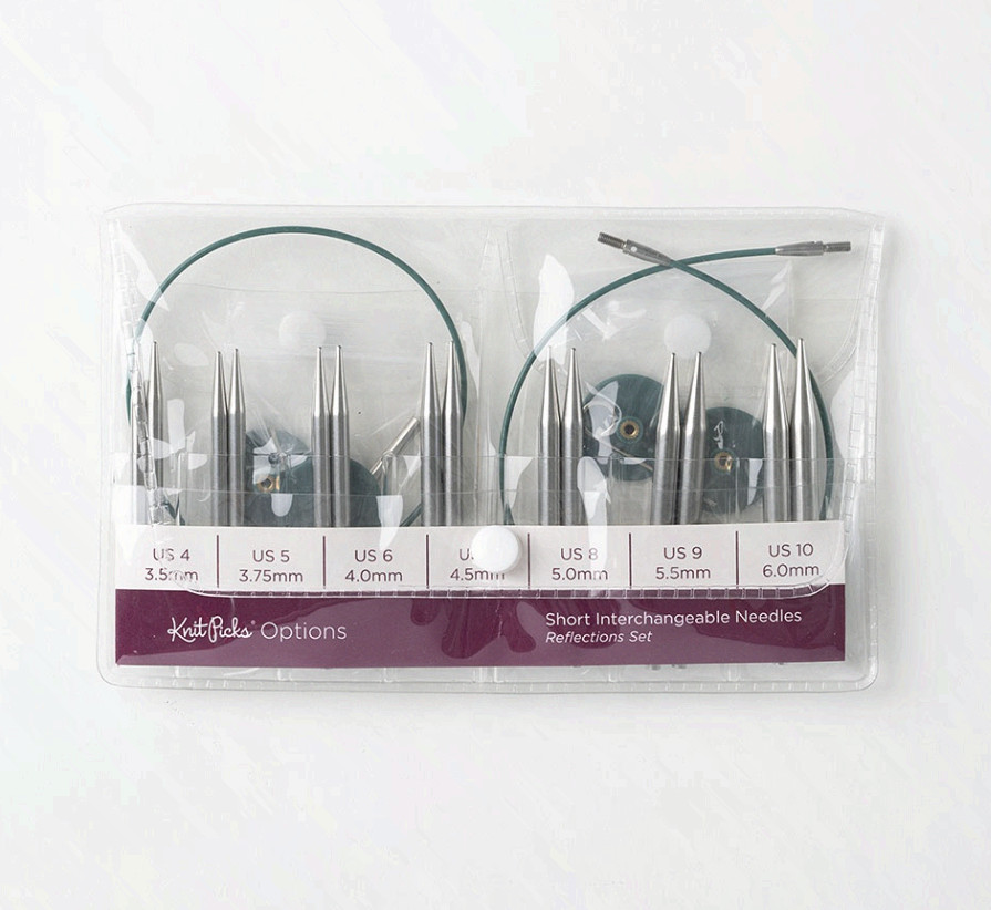 Knit P͛icks Reflections Options Short Interchangeable Set - 91540