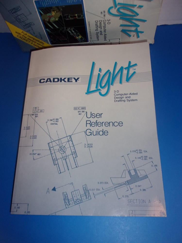 CADKEY Light 3D CAD software with all CD's plus Floppy Disks V4.0
