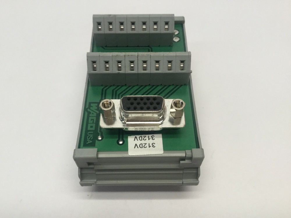 Wago D Sub 15 Terminal Module 312DV