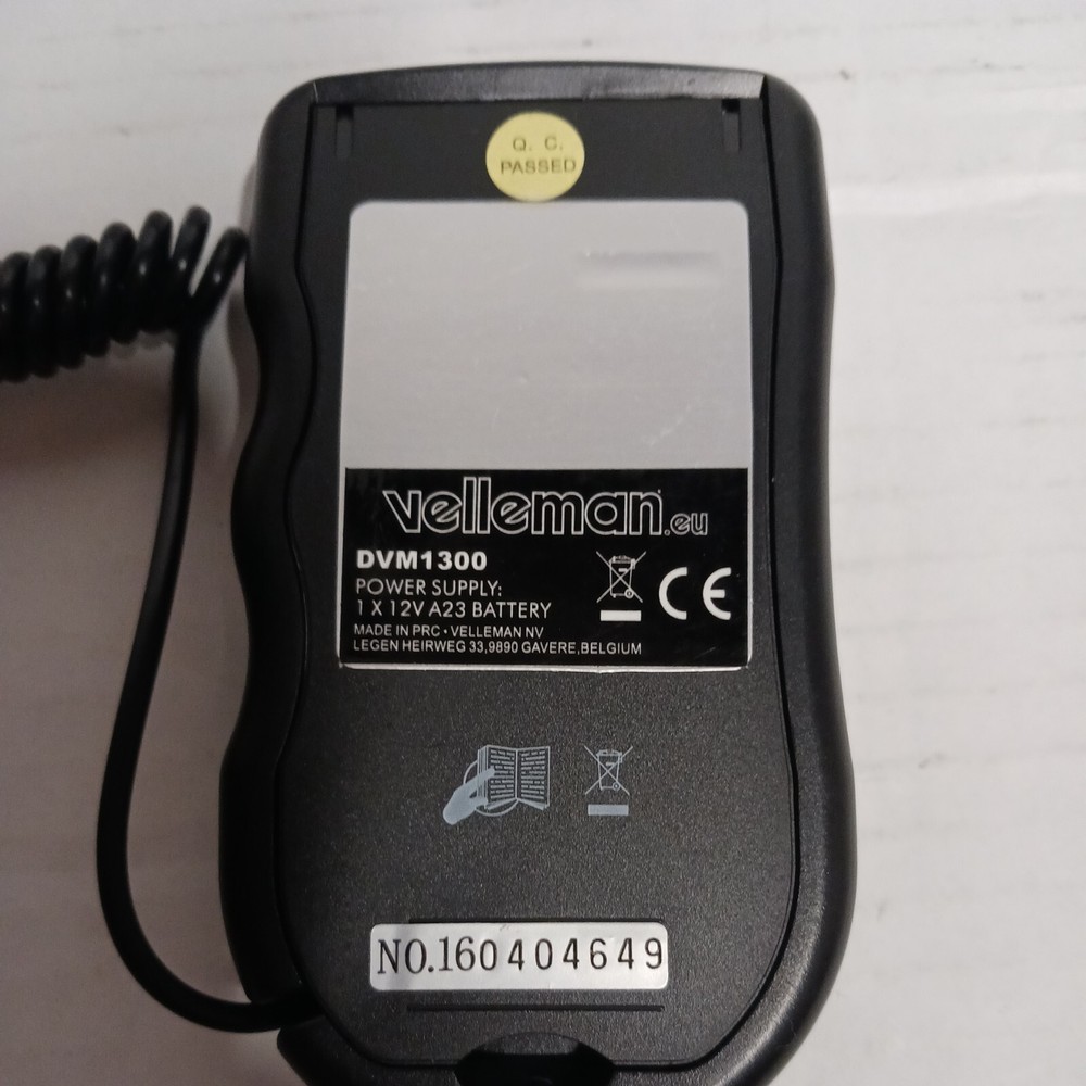 Velleman DVM1300 DIGITAL LIGHT METER