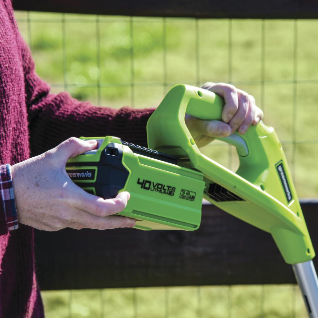 Cordless String Trimmer Edger Yard Weed Eater Wacker w/ 40-Volt Battery Charger