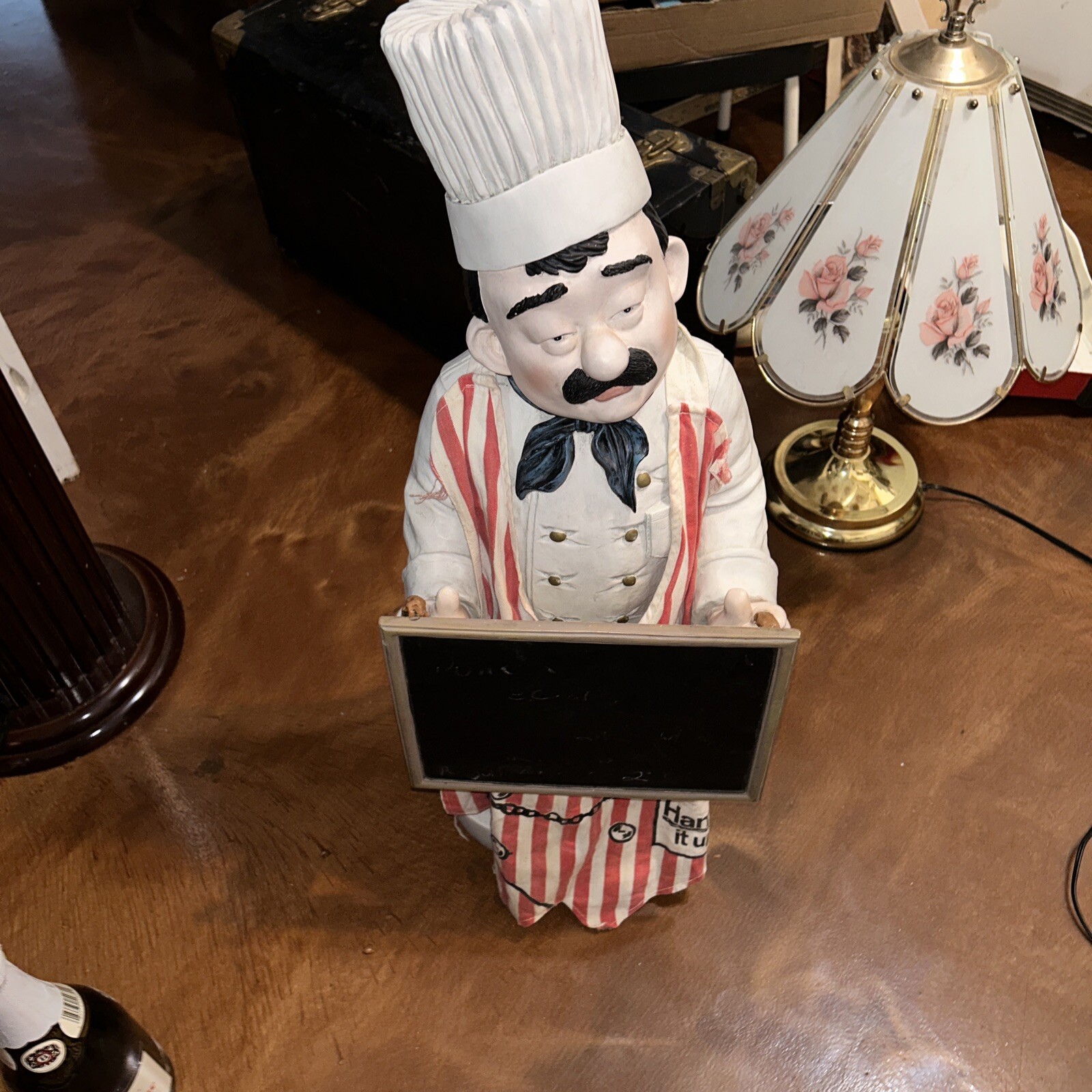 Large Chef With A Chalkboard Over 2 Feet Tall And 12” Wide Gr8 For Daily Special