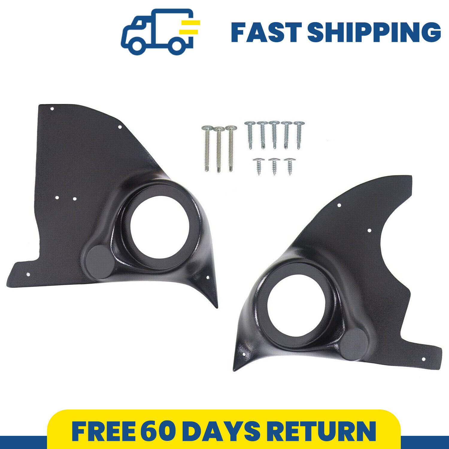 For 73-87 Chevy GMC pickup Truck blazer suburban speaker Kick Panels