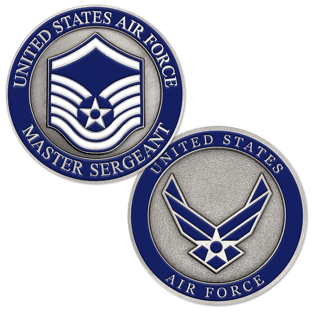 NEW USAF U.S. Air Force Master Sergeant Challenge Coin.