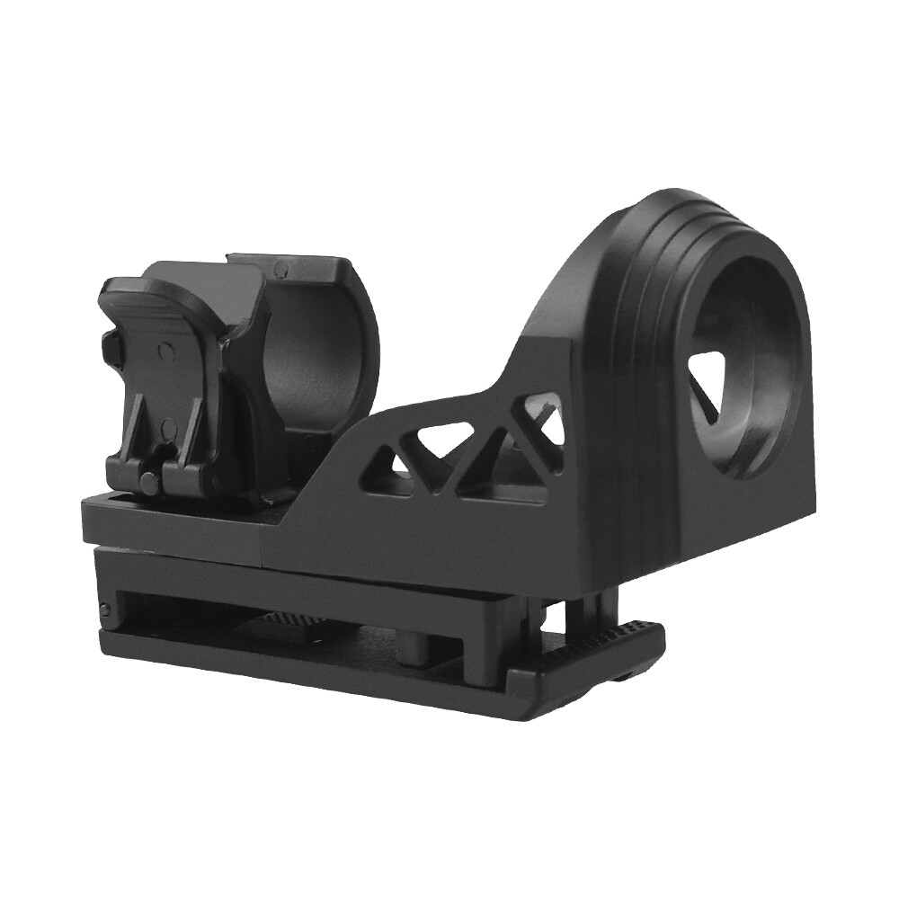 Tactical 360 Rotating Flashlight Fast Holster Lever Side Lock System Quick Case