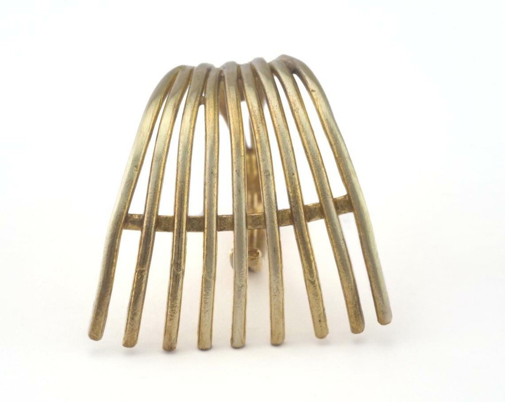 Adjustable Ring Raw brass (19mm 9US inner size - Adjustable ) OZ2738