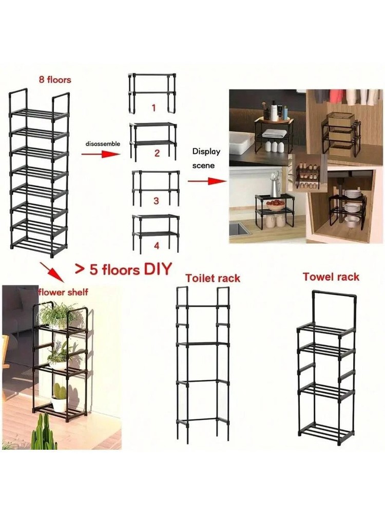 Multi-Layer Toilet Rack: Bathroom Storage Organizer