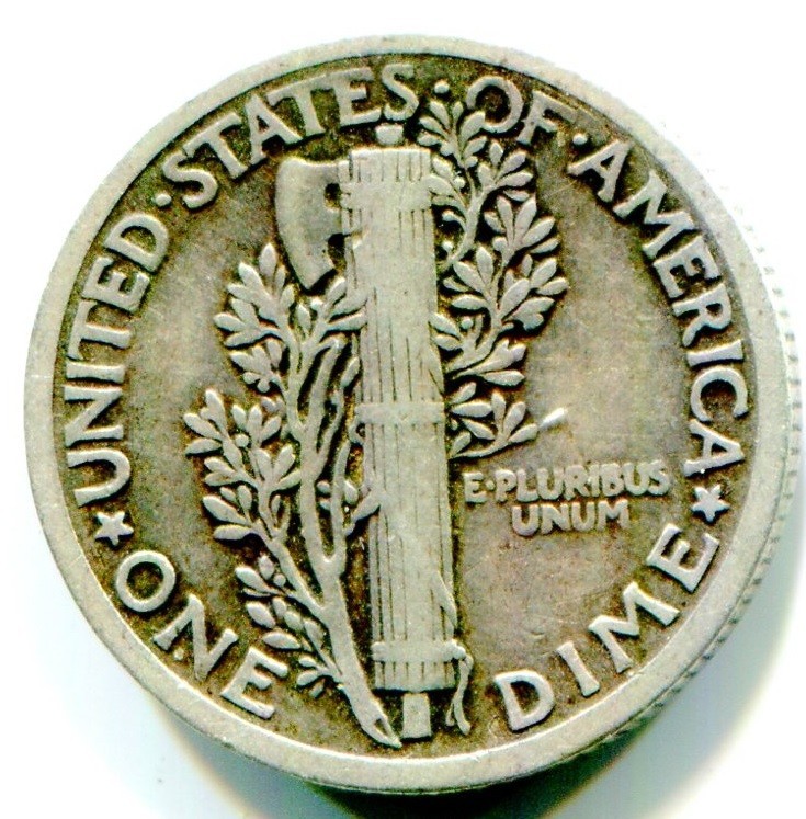 1923 SILVER MERCURY DIME !!