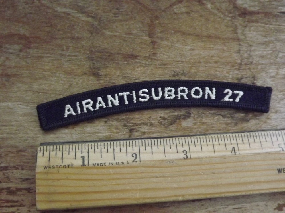 Navy AIRANTISUBRON 27 Tab - INV# C1509