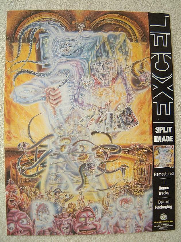 EXCEL - SPLIT IMAGE Promo Poster - Original 2001   18x24 PROMOTIONAL