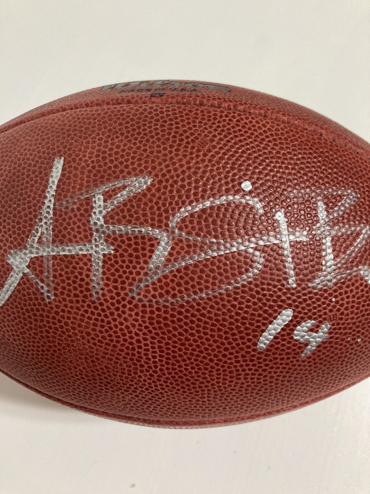 2022 Detroit Lions NFL Football #265 Signed Amon-Ra St. Brown