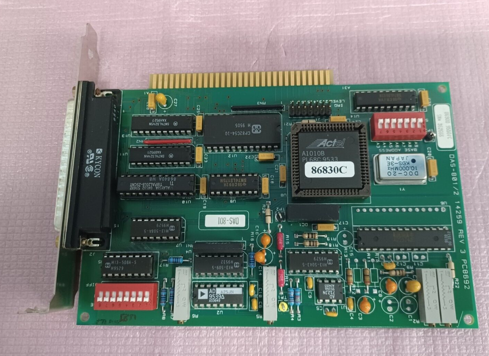 Keithley Instruments DAS-801/2 14259 Rev. 3 PC8692 Data Acquisition Board ISA