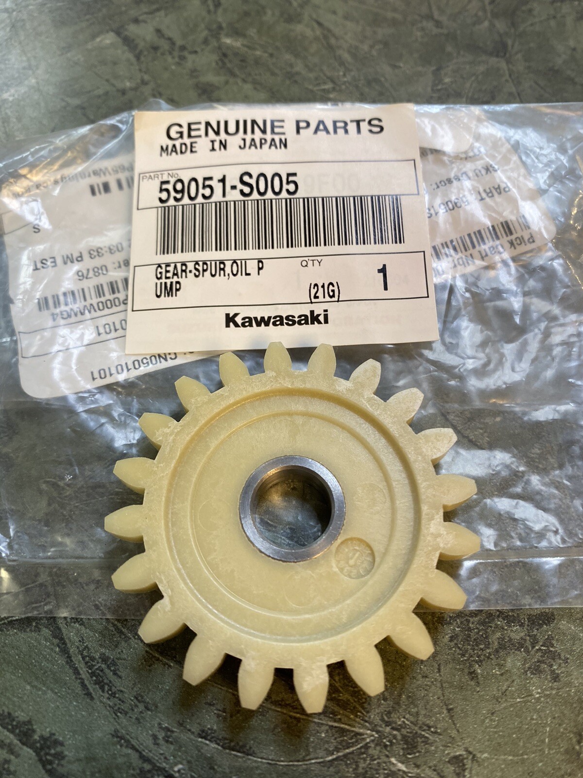 Kawasaki KFX400 Suzuki Quadsport LT-Z400 DR-Z400 Oil Pump Gear 59051-S005 OEM