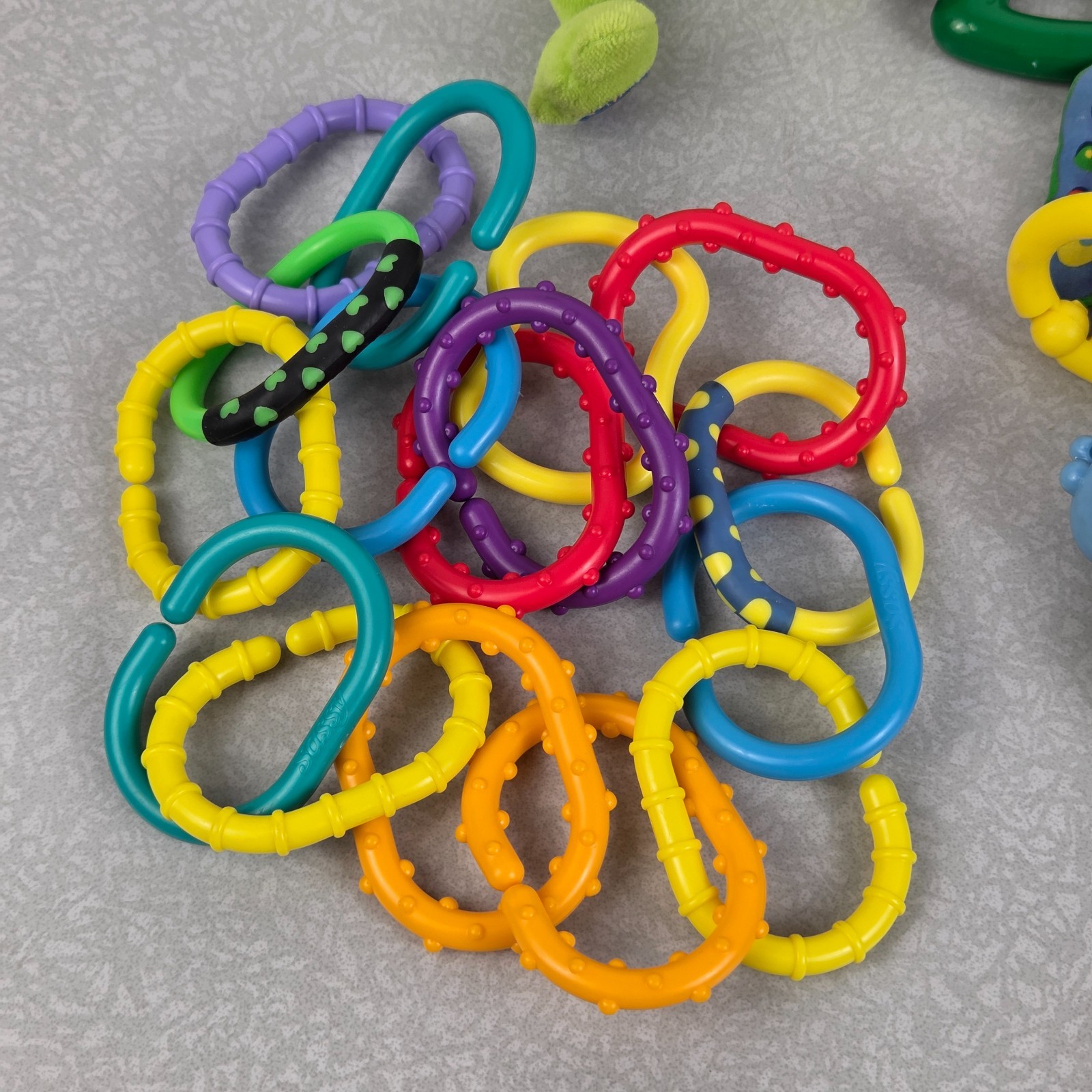 Baby Infant Toy Lot of 11 Rattles Fisher Price Singing Fish Sensory Playgro