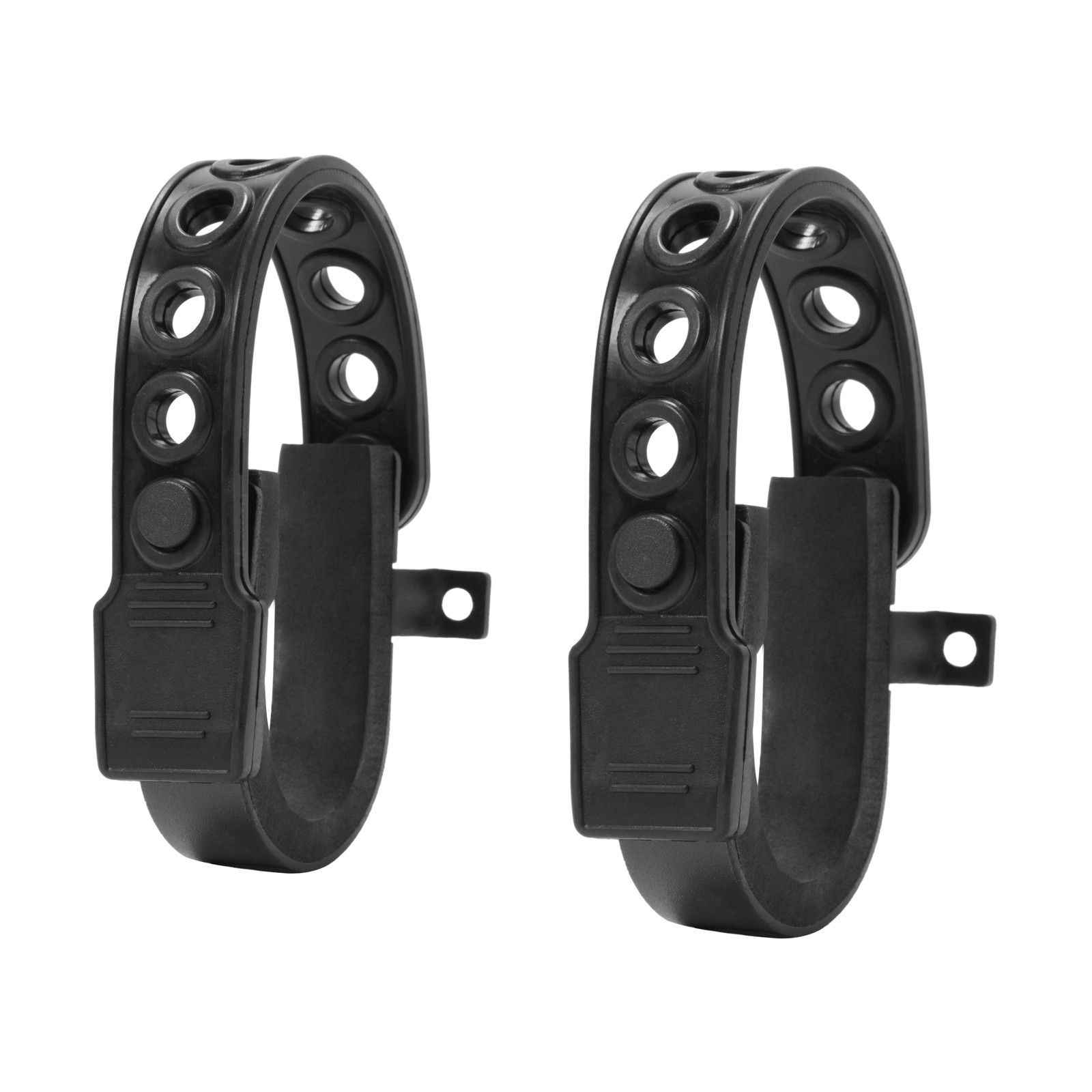 Powder Coated Rubber Gun Rack Straps 2 Pack For Seat Back MOLLE Panel Mounting