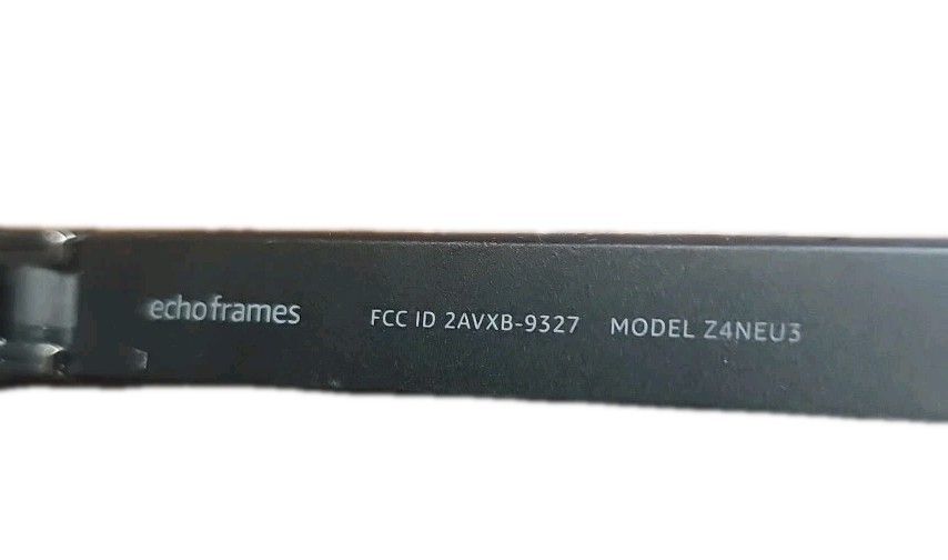 Amazon Echo Frames Smart glasses Z4NEU3- Classic Black - Untested Without Charg