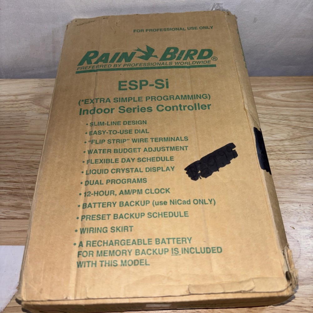 Rain Bird ESP-4Si Indoor 4 Zone Programmable Sprinkler Timer Controller w/ Power