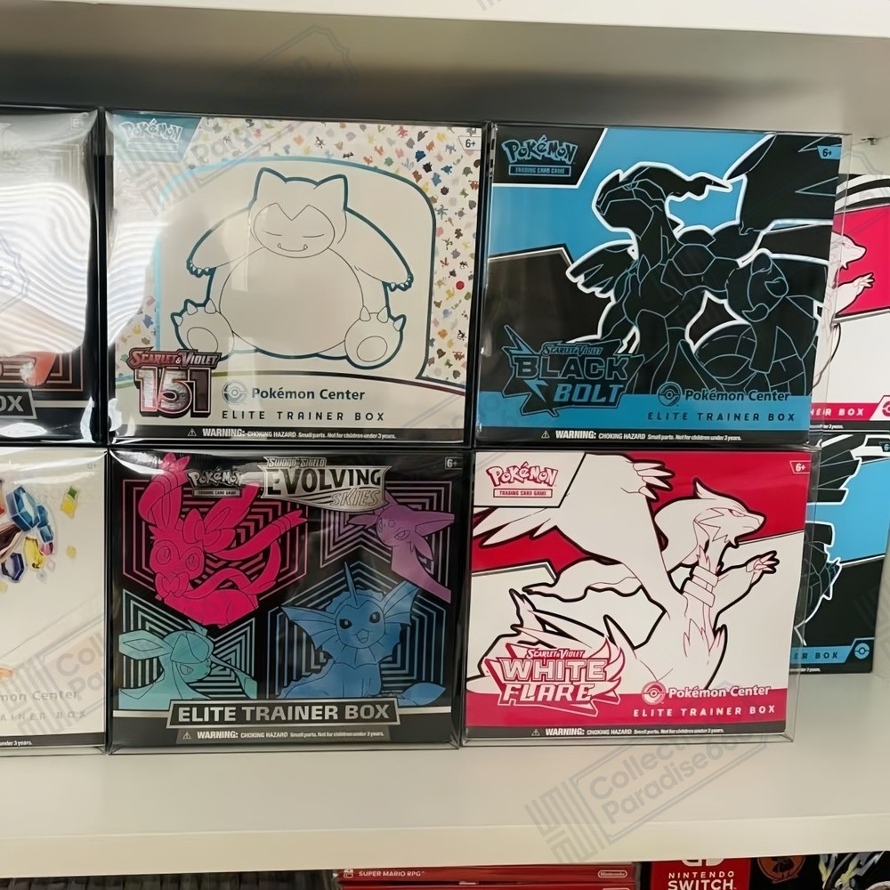 20 PCS Pokemon Elite Trainer Box ETB Protector Case UV & Scratch-Resistant
