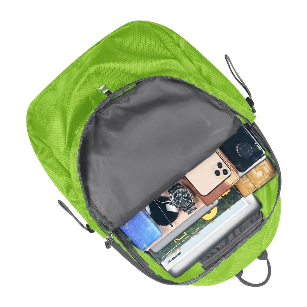 Lightweight Packable Foldable Backpack, Hiking backpack,Travel Backpack (Fluo...