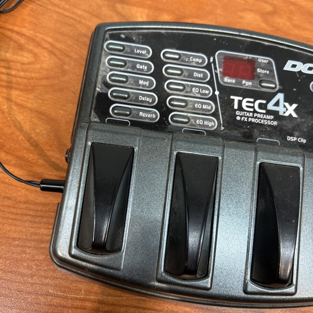 DOD TEC 4x Guitar Preamp/FX Processor. Untested Parts Repair