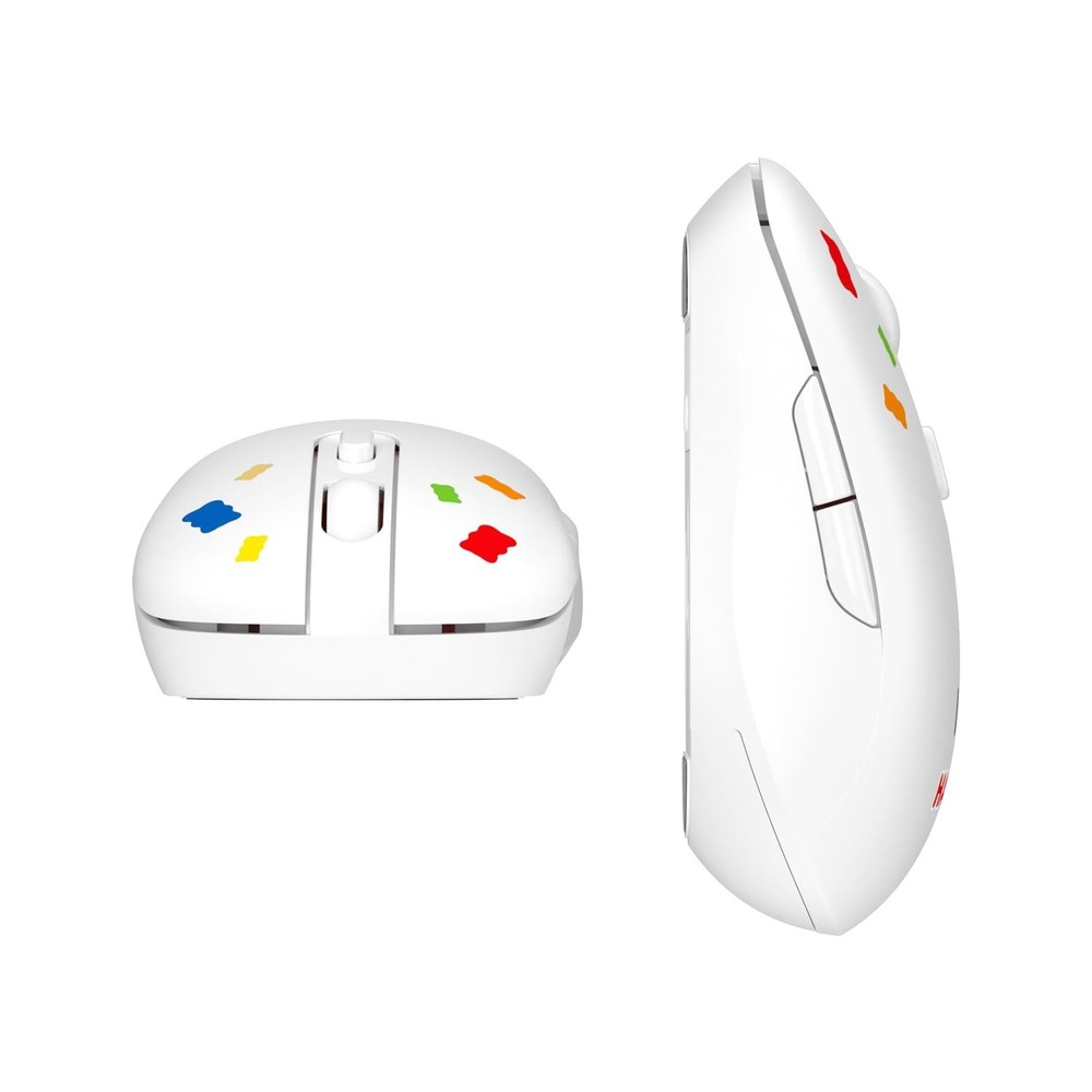 DCHK Haribo Wireless Mouse, Bluetooth 3.0/5.0 & 2.4GHz, Adjustable DPI, Multi...