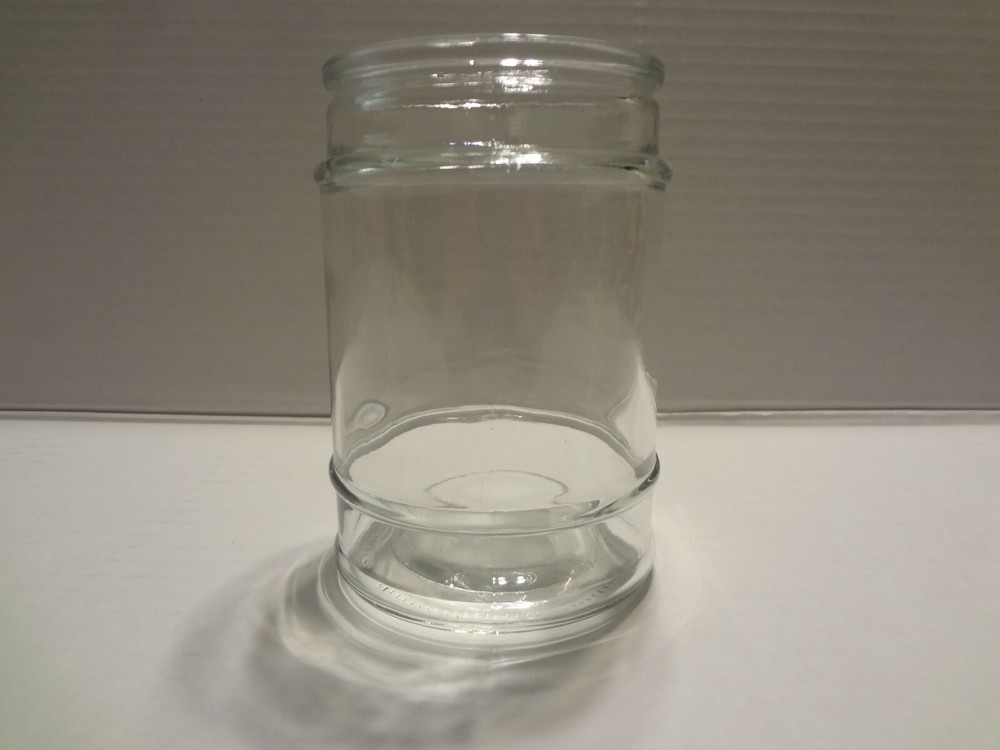 Empty Glass Candle Jar with No Lid