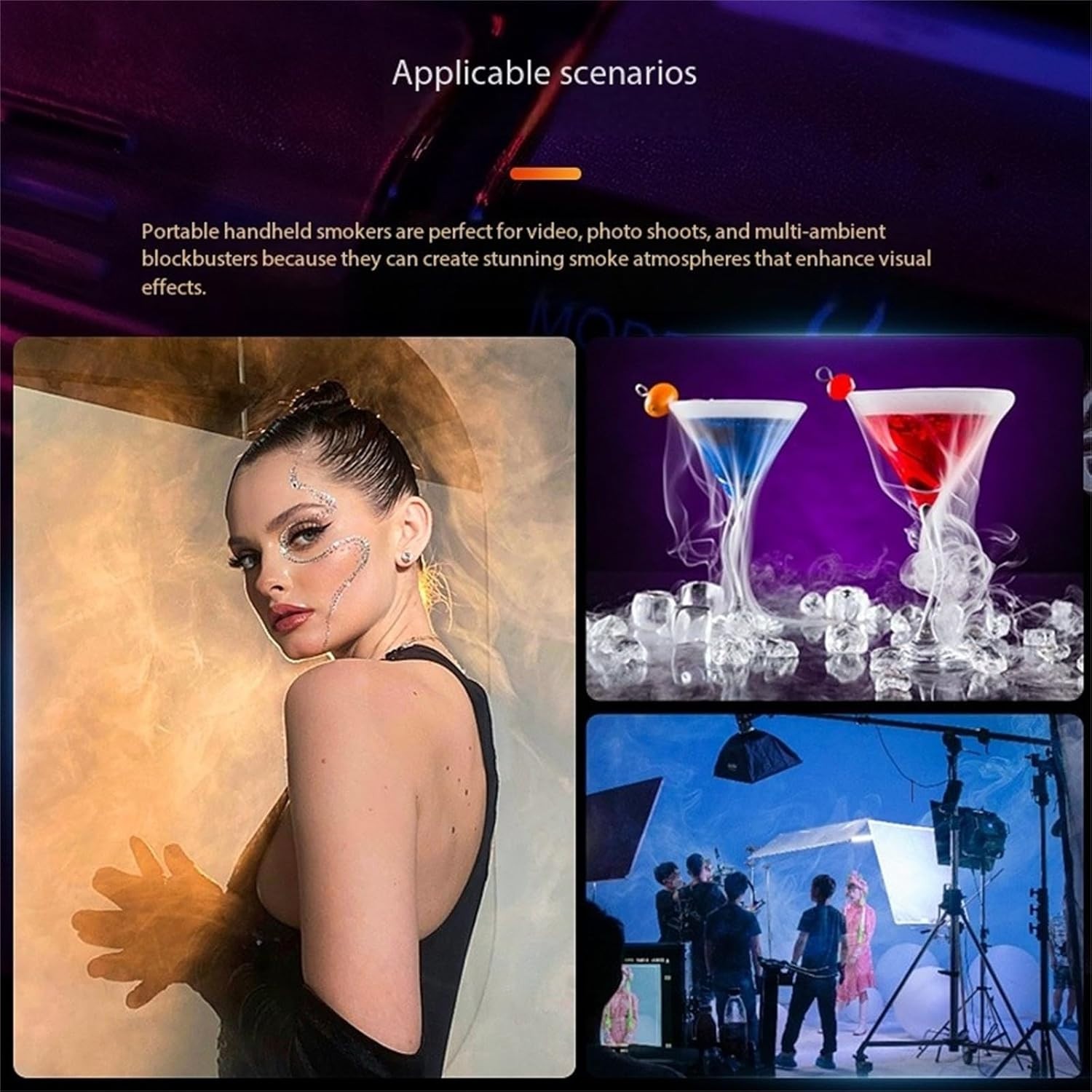 Lensgo Smoke Go Fog Machine 30W Portable With Remote New Open Box For Test Only