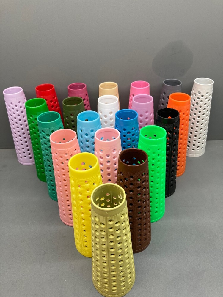 10 Assorted Plastic Yarn Cones For Wool Winding and Craft Use