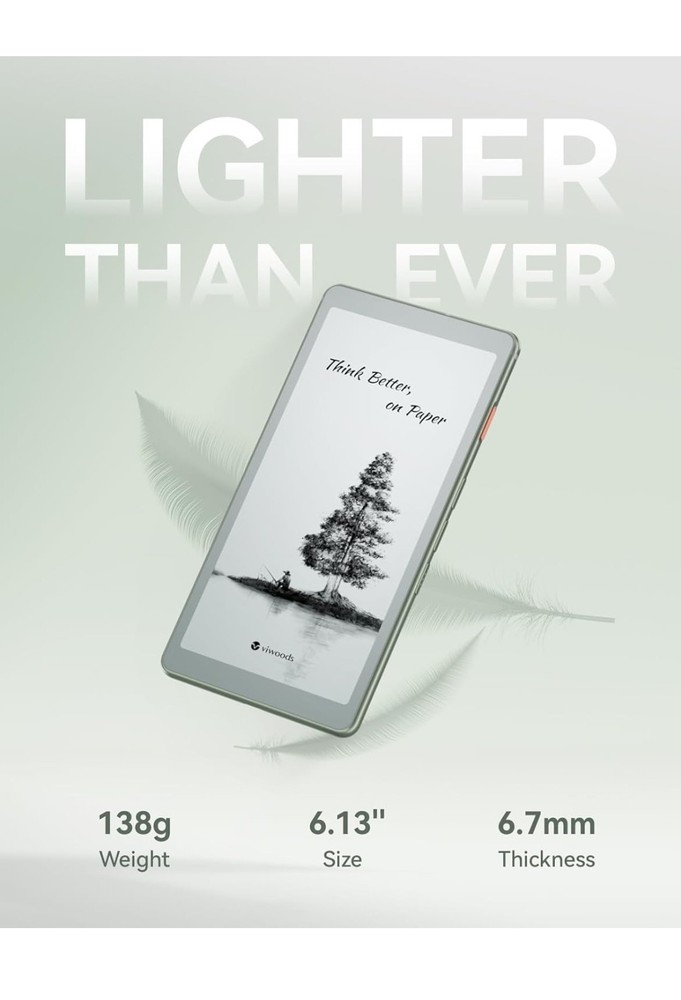 6.13'' Carta1300 AiPaper Reader with 4G