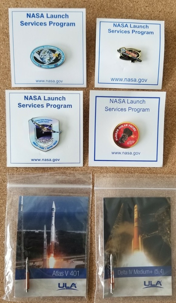 Launch Services Program NASS 4 Pin & 2 Rocket Pins