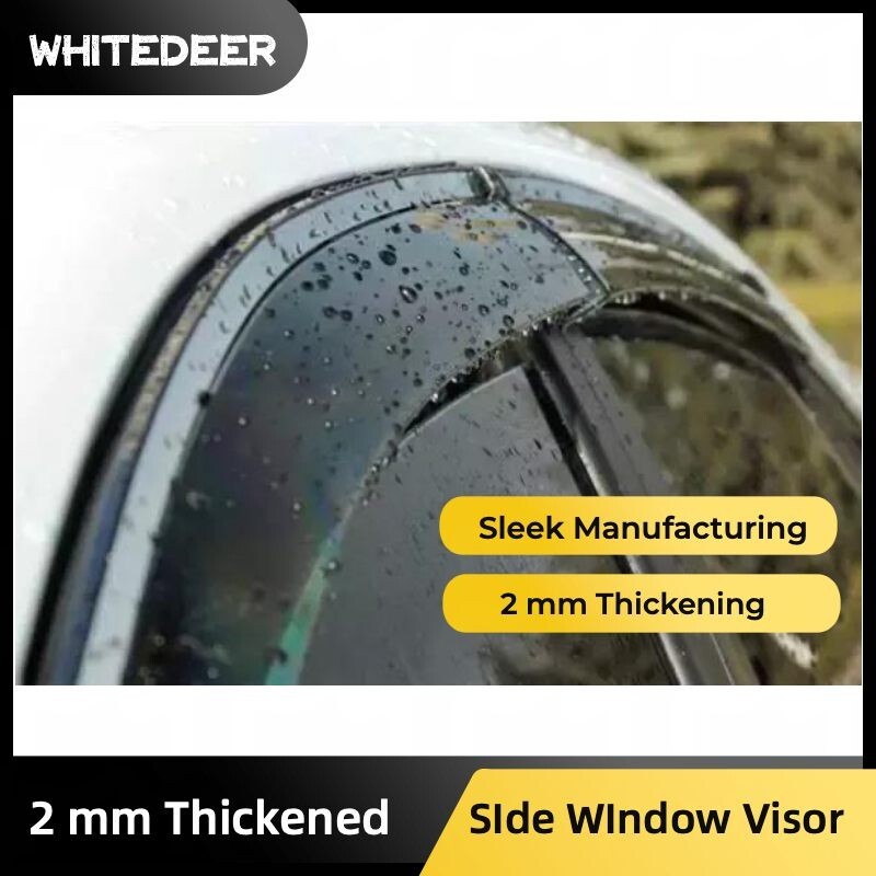 Fits Mitsubishi Eclipse Cross 2018-23 Side Window Visor Sun Rain Deflector Guard